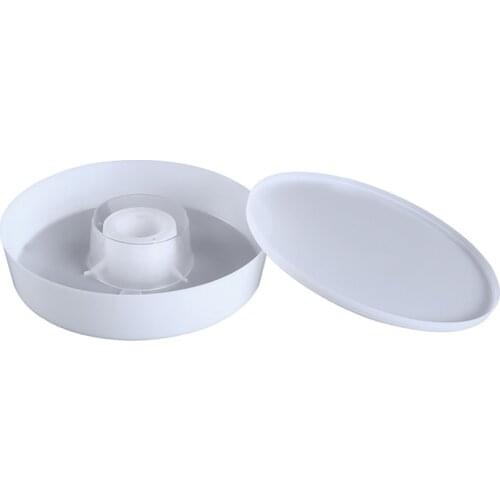 X50 Bee Feeder 4 Pint Rapid Round Honeybee Hive Top Entrance Feeder 2L White Plastic Beekeeping Feeders Beekeeping Feeding Tools