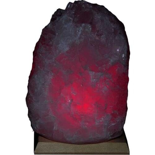 Natural Crystal Rock Salt Lamp Çankırı Wired Bulb White 4-5Kg