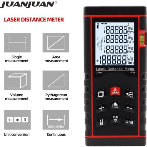 Laser Rangefinder Laser Distance Meter Measure 30M 40M 100M Trena Tape Range Finder Ruler Diastimeter Roulette Tool 40% off