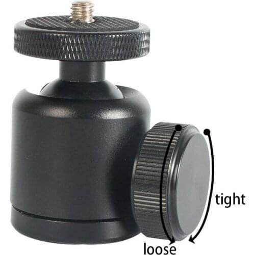 Mini Ball Head Panoramic 360 Degree Rotation Swivel dslr Camera tripod Head adapter Tripod Mount ballhead for Canon Nikon sony