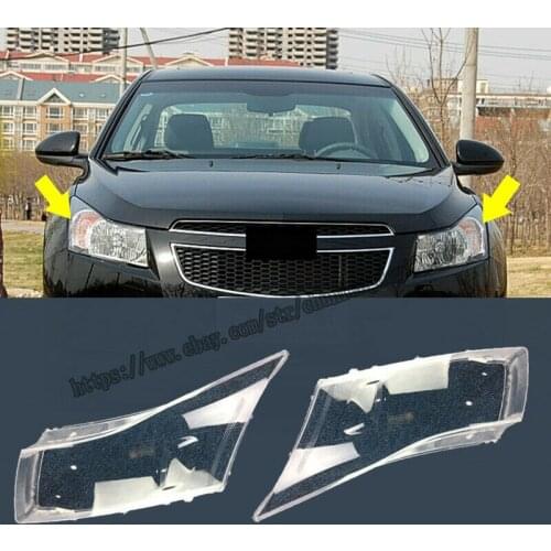 For Chevrolet CRUZE 2009 2010 2011 2012 2013 Headlight Lens Headlamp Cover 2pcs