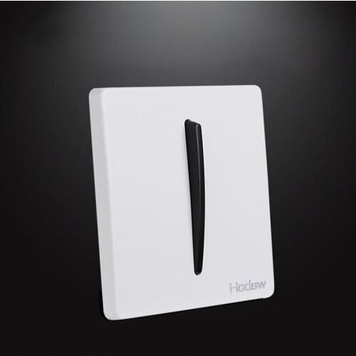 High Quality 86 Retro White Wall Lamp Push Button Switch 1-4 Gang Single Dual Control 2 Way Light Switch 10A220V