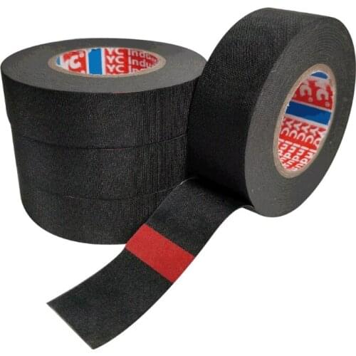 25M A Roll Adhesive Flannel Cloth Fabric Tape Cable Looms Wiring Harness For Car Auto Black Wiring Harness Damping Heat Proof