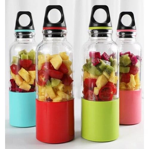 500 ML Portable Juicer Cup USB Rechargeable Electric Automatic Smoothie Vegetables Fruit Juice Tools Maker Cup Blender Mixer Hot