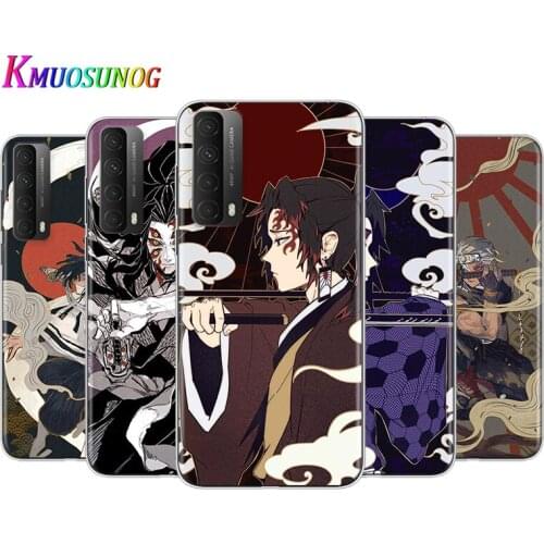 Transparent Cover Demon Slayer Animation For Huaeri Y9S Y9A Y9 Y8P Y8S Y7 Y7A Y7P Y6P Y6S Y6 Y5P Y5 Pro Phone Case