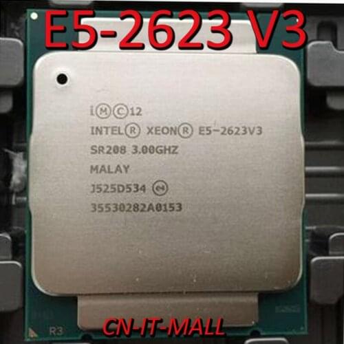 Pulled E5-2623 V3 Server cpu 3.0G 10M 4Core 8 thread LGA2011-3 Processor