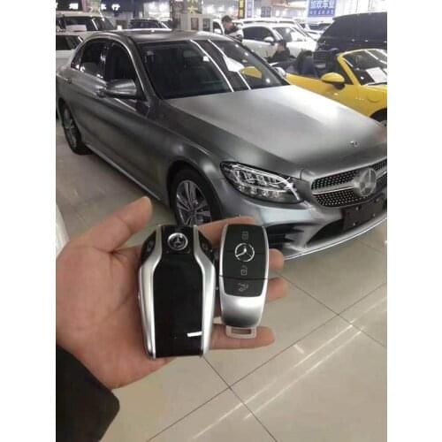 PKE LCD remote control for one Button Start Stop for BMW for Benz with LOGO