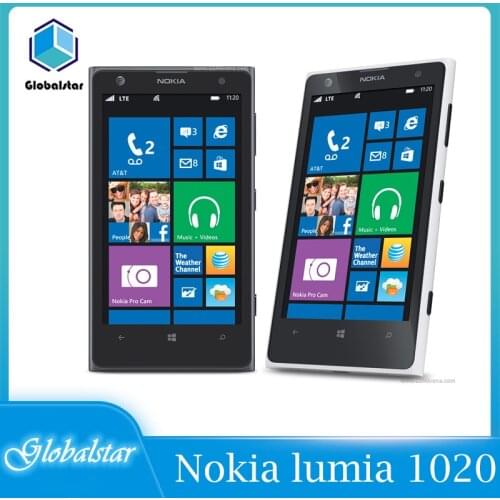 Nokia lumia 1020 Refurbished Original Lumia 1020 Mobile Phone 2 RAM 32 ROM Phone 41MP GPS 4.5'capacitive touchscreen Cell Phone