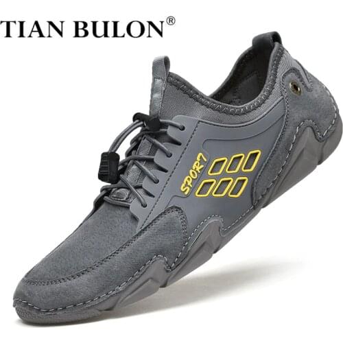 Mens Shoes Casual Italian Brand Handmade Mens Sneakers Slip on Breathable Loafers Moccasins Male Driving Shoes Zapatos Hombre