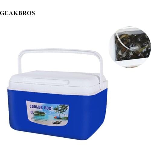 5L/8L/13L Outdoor Incubator Portable Food Storage Box Car Cold Ice Fishing Box Cooler Mini Fridge Home Camping Traveling Pesca