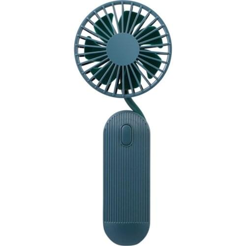 Usb Handheld Folding Retractable Portable Hanging Neck Small Fan Desktop Lazy Hanging Neck Small Fan