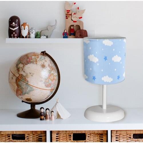 Car Pattern Children 'S Room Night light Table Top Lamps Lighting lampshade Star Cloud Educational Lighting