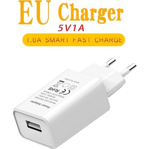 5V1A USB EU Charger Travel In Europe France Germany Korea Sweden Wall charger EU Adapter Plug Electronic Device Charging