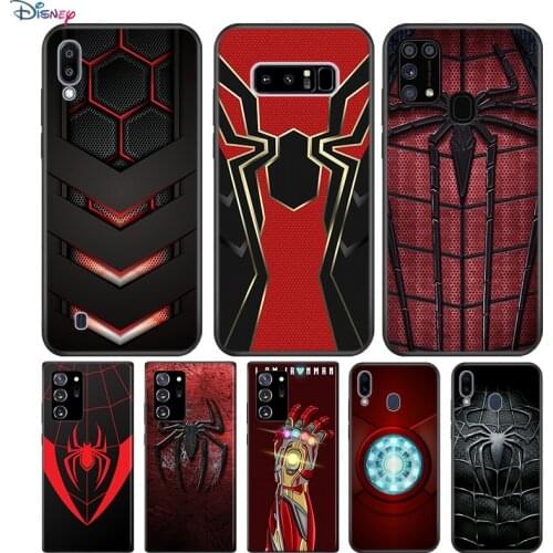 Iron Spider Man Infinity War For Samsung Galaxy Note 20 10 9 8 Plus Ultra Lite M31 M31S M10 M20 M02 M30 M40 Soft Phone Case