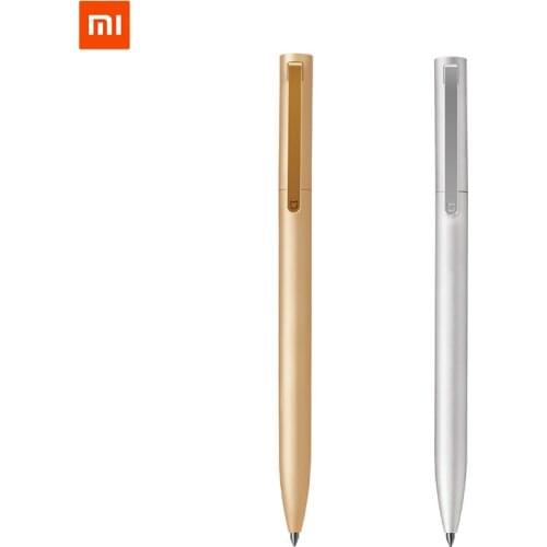 100% Original Xiaomi Mijia Metal Sign Pens 9.5mm Aluminum alloy Signing Pens PREMEC Smooth Switzerland Refill MiKuni Japan Ink