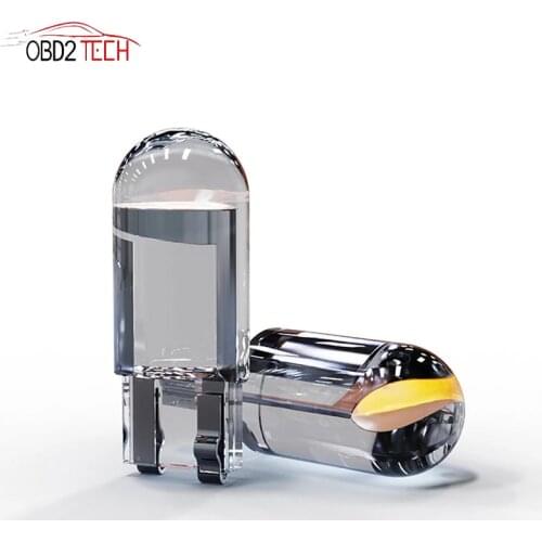 2Pcs/10Pcs W5W 194 T10 Glass Housing Cob Glass Car Light Bulb Auto Automobiles clearance Reading Dome Wedge License Plate Lamp