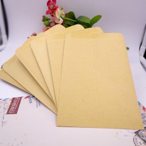 4 Size 17.5x12.5cm;22x11cm;23x16.1cm;23x12cm 20pcs Vintage Blank Kraft Plain Envelope Kraft Bag Mini Paper Party Gift Bag