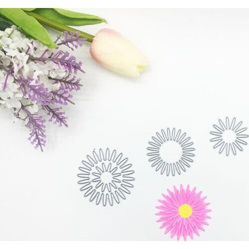 Julyarts 4Pcs Metal Cutting Flower Dies New 2019 Dies Stencils For DIY Scrapbooking Embossing Card Making Craft Die Cut Stitch