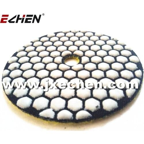 8pcs 100mm dry polishing pad 4 inch Sharp type diamond pads For Granite Marble Sanding Disc Stone