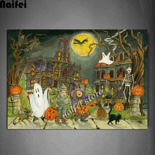 Diamond Painting 5D Little Goblins Full Drill Diamond Embroidery Picture Of Rhinestones Cartoon Needlework Home Decor