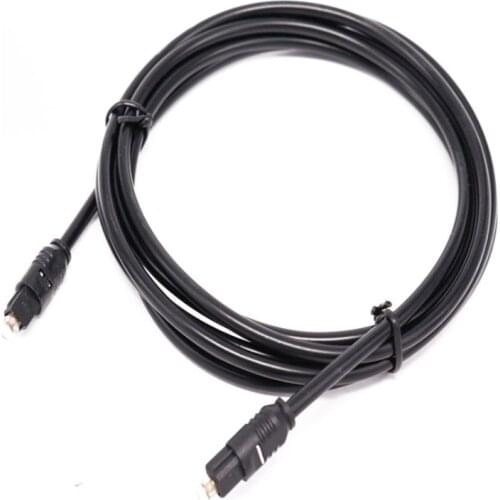 Audio Spectrum Analyzer Display for TosLink Male To Male Cable OD4.0 PVC Digital Optical Fiber Audio Cord Line 1m Displaylink