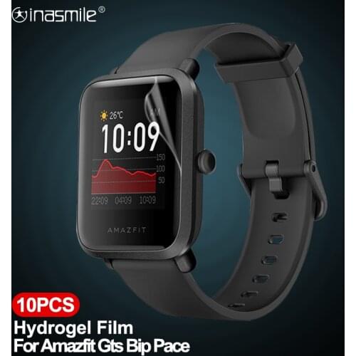 5/10 Pcs Hydrogel Screen Protector for Xiaomi Huami Amazfit Gts Bip S Lite TPU Soft Film For Amazfit Pace Gtr 42mm 47mm Verge