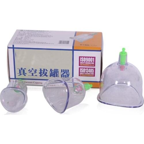 Chinese cuppingU Curved Vacuum Cupping Suction Joint 3 cup cupping therapy joints cups Traditional Acupuncture Massage