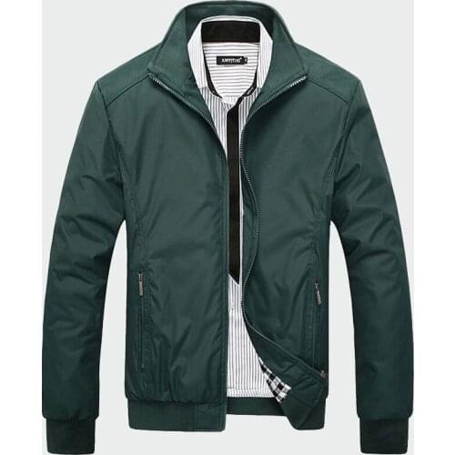 Mens Jacket Spring Autumn Casual Solid Coats Mens Baseball Uniform Slim Mens Brand Clothing Fashion Coats Male Outerwear ML099