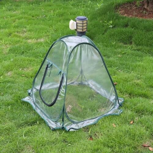 PVC Mini Greenhouse Portable Garden Green House for Outdoor Garden Collapsible Greenhouse Warmer Mini Flower Garden Cover
