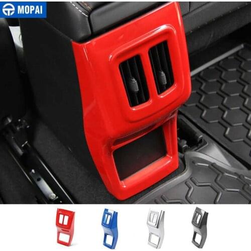 MOPAI ABS Car Interior Accessories Armrest Storage Box Rear Panel Decoration Stickers For Jeep Compass 2017 Up Car Styling