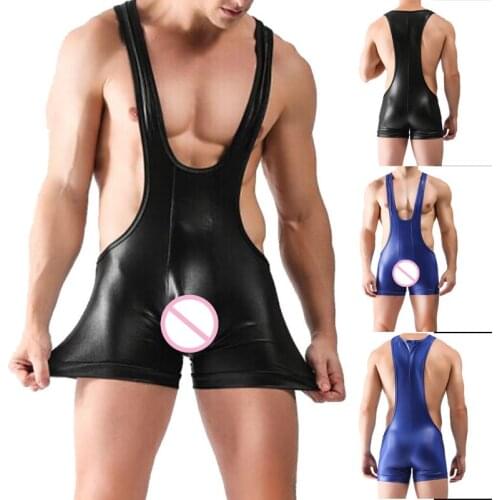 Mens Underwear Boxers Wrestling Jumpsuit Mens Sexy Bodysuit Lingerie Clothes Wrestling Singlet