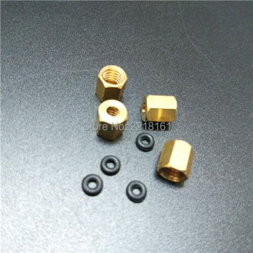 Outdoor large format printer Ink tube copper screw nut / Allwin Human Flora Ink damper connector For tube 3*2mm 4x3mm 3x2mm