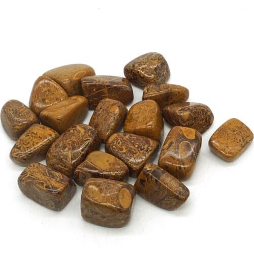 Natural Gemstone Fossil Elephant Skin Jasper Crystal stones Points beads Tumbled Stone Chakra Healing Reiki Home Decor