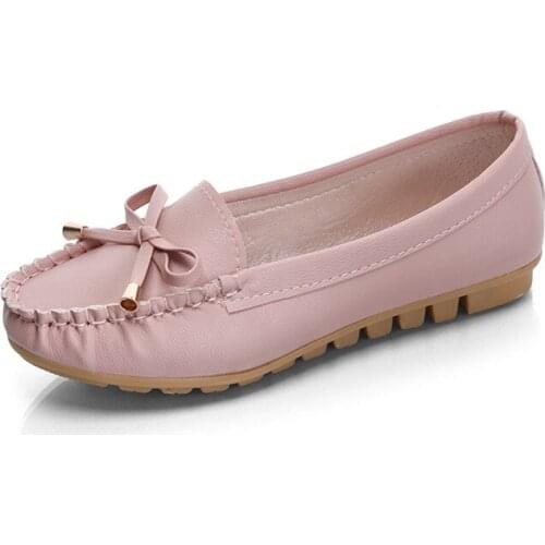 Plus Size Candy Color Flats Shoes Women Loafers Soft Slip on Shoes Woman Ballet Flats Boat Shoes Ladies Shoes Zapatos Muje Gift