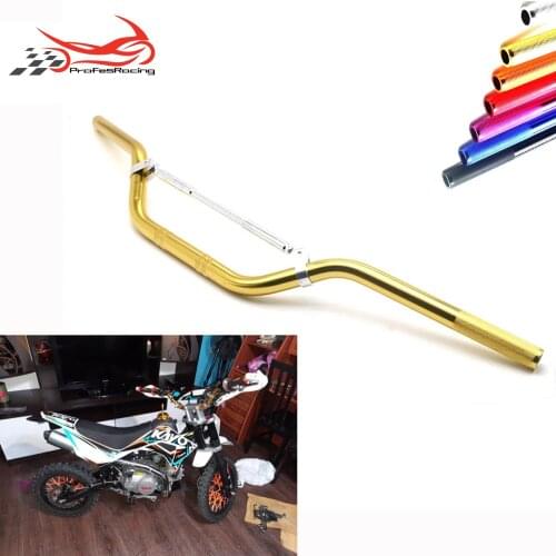 22mm 7/8'' Motorcycle Handlebar Motorbike Aluminum Alloy Handlebars For 50cc 70cc 110cc 125cc 140cc Dirt Pit Bike ATV Scooter