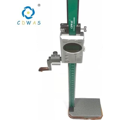 High-precision height gauge measurement range 0-200mm stainless steel digital display ruler ruler measurement tool