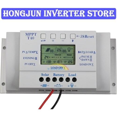 Hot selling Solar PWM Controller Mppt 40a current solar controller charger