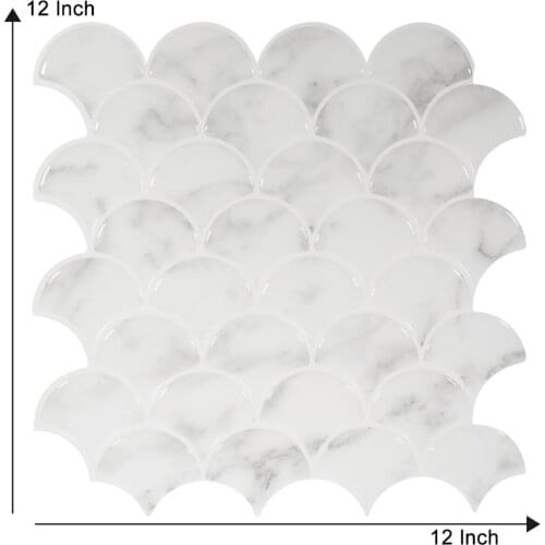 2.5mm thickness New Pattern Wall Sticker Strong Adhesive Peel And Stick Tiles --1 sheet