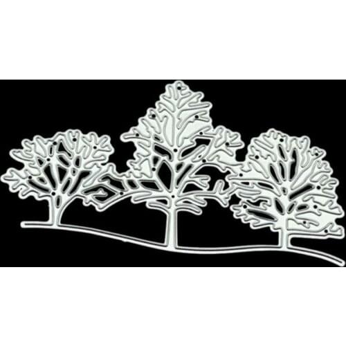 2021 New Trees DIY Metal Cutting Dies Stencil Scrapbooking Album Paper Card Crafts Decor