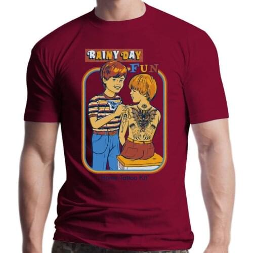 New Rainy Day Fun T Shirt Tattoo tshirt tattoo dark humour nostalgia vintage 80s 70s activities retro tattoo artist artist