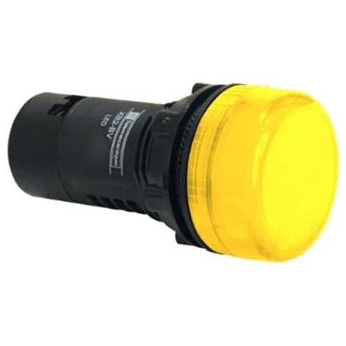 5pcs/ lot XB2BVB5LC Original AC/DC 24V LED Indicator Light Bulb Yellow Color Harmony XB2 Series 22mm