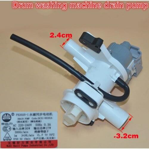 Applicable to Samsung drum washing machine drain pump WF8500NHW drain motor motor Brand new original