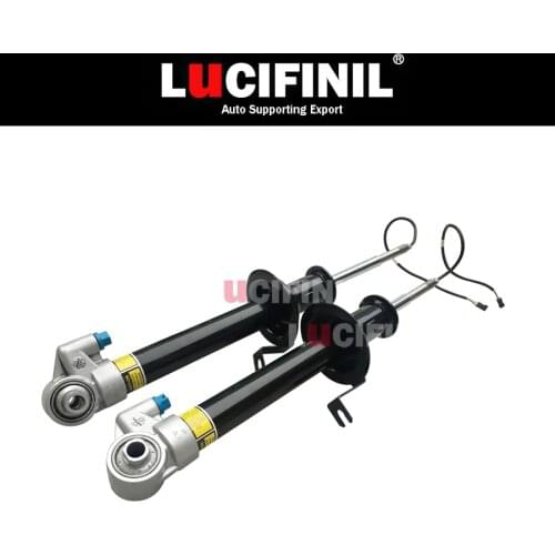 LuCIFINIL Rear Suspension Shock Absorber With Sensor Damping Spring Fit BMW E38 750iL 740iL 728iX 37121091571 37121091572