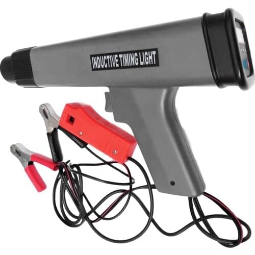 12V Detector Car Engine Tester Digital Display Inspection Tool Ignition Timing Light Portable Pistol Type Universal ABS