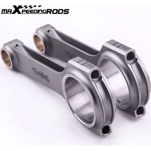 Conrod for Fiat 500 old model 130mm Connecting Rod Bielle Pleuel H-Schaft Sport-Pleuel Pleuelstange H Beam Rods 4340 EN24