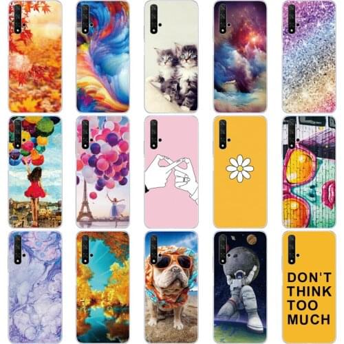Case for Honor 20 Case silicon Back Cover Phone Case For Huawei Honor 20 Pro Lite Honor20 YAL-L21 YAL-L41 Luxury Cartoon