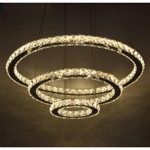 Modern LED Crystal Chandelier Lights Lamp For Living Room Cristal Lustre Chandeliers Lighting Pendant Hanging Ceiling Fixtures