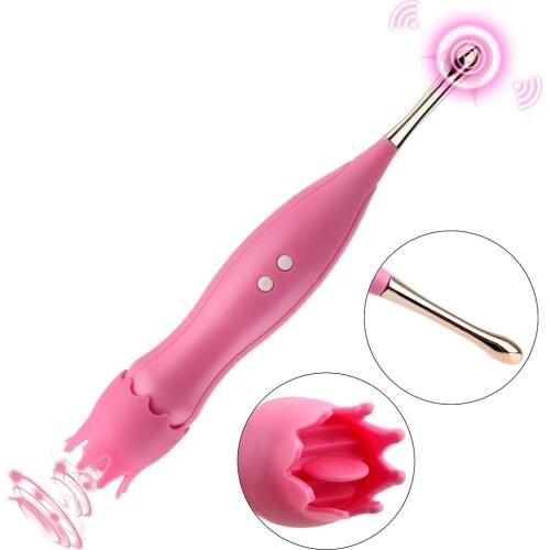 Clitoris Stimulator Sex Toys for Women G Spot Massager Powerful Magic Wand AV Vibrator Tongue Licking Clit Nipple Vibrators