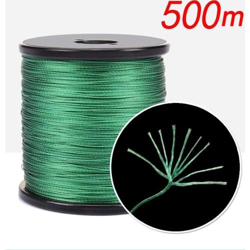 Super Strong Fish Line Multifilament 500/1000m Carp Fishing Main Line 4 / 8 /9 Strands Braided Net Weaving Net Japan PE Floating
