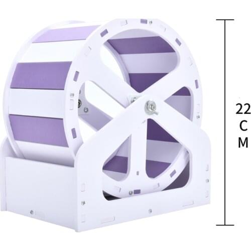 Silent Hamster Running Exercise Wheel with Adjustable Stand Small Pet Animal Playing Joggying Toys Supplies